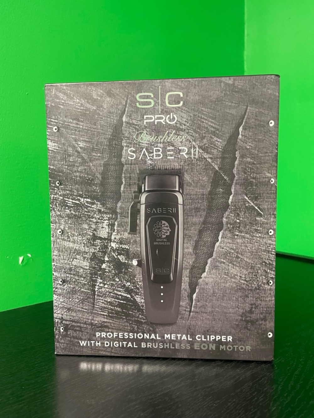 SC Pro Black Professional Metal Clipper - Brushless Motor